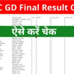 SSC GD Final Result Out 2024